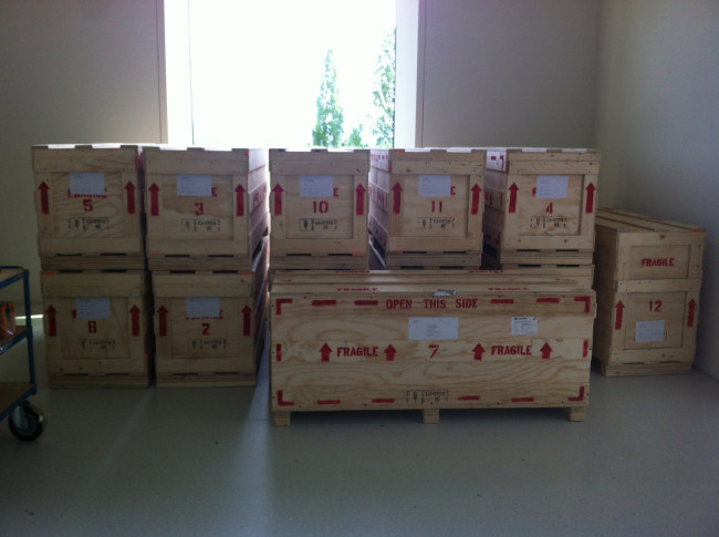 Shipping Crates to dOCUMENTA 13