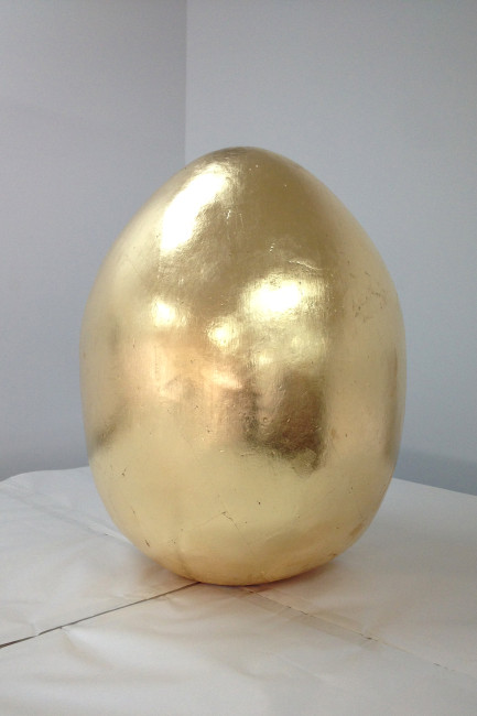Gold leaf Egg